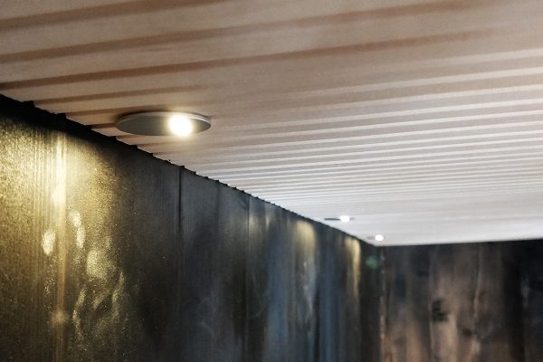 Rénovation et éclairage du sauna Rénovation et éclairage du sauna