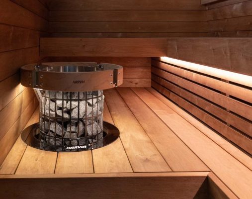 Eclairage relaxant du sauna Eclairage relaxant du sauna