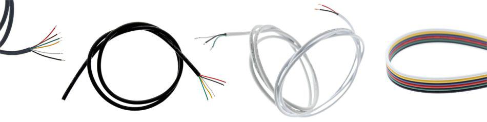 Câbles d&rsquo;éclairage LED - câbles pour différents systèmes d&rsquo;éclairage