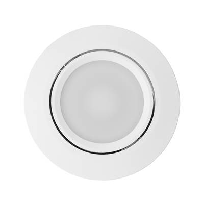Plafonnier LED encastré au design épuré et rond pour des solutions d'éclairage modernes dans les maisons et les bureaux.
