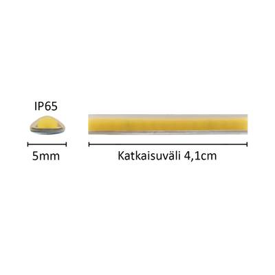 Bande LED compacte SOLO étroite, 4000K, 24V, 7,2W/m, IP65, CRI90