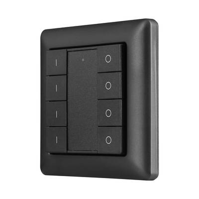 Variateur LED sans fil - VaLO Zigbee, bouton 4 pièces Noir