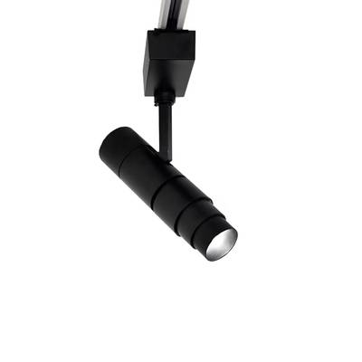 LUMIÈRE LED ZOOM, 3000K, dimmable, 15W, CRI90, IP20, noir mat