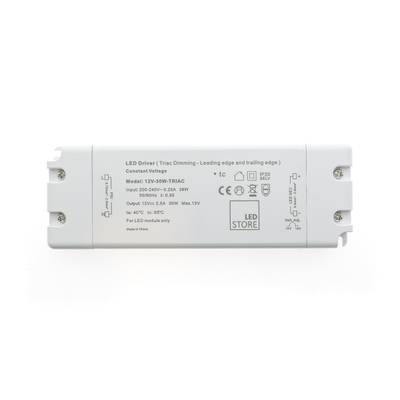 Transformateur LED 12V, 30W, TRIAC dimmable, IP20