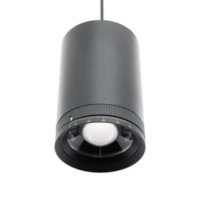 La lampe pour plantes FOKUS a un angle d'ouverture réglable entre 10 et 55 degrés au moyen d'une bague de réglage située à la base de la lampe.
