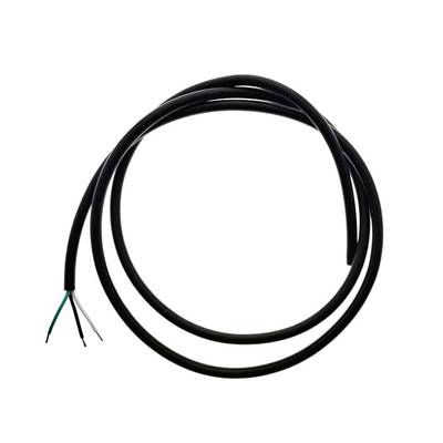 câble 1m, tripolaire 3x0,5mm², CCT, noir