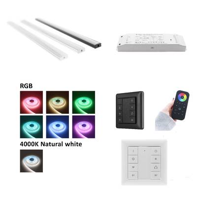 2 Metre RGBW Led strip light set