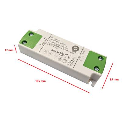 Dessin technique d'un luminaire LED rectangulaire ; dimensions : longueur 145 mm, largeur 56 mm, hauteur 19 mm. Idéal pour les solutions d'éclairage modernes.