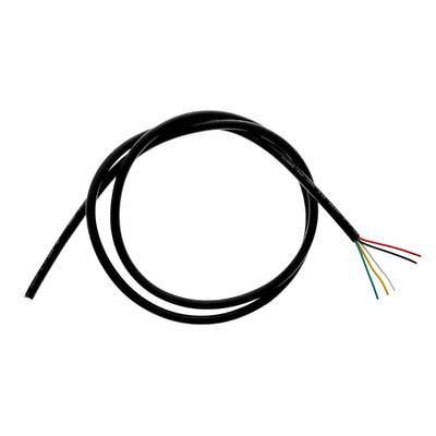 câble 1m, 5x0,32 mm², 5 broches, double isolation RGB+W, noir