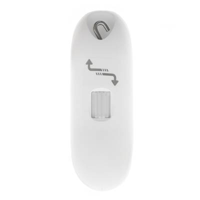 "Store à ouverture partielle avec un tube de 25 mm de diamètre sur un fond uni, mettant en valeur un design moderne.