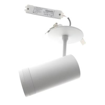 LED FOKUS RECESSED - température de couleur réglable, dimmable, 7W, CRI98, IP20, blanc mat