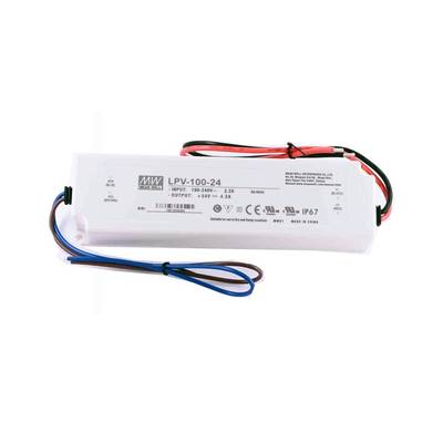 Alimentation LED 24V, 100W, Mean Well, IP67