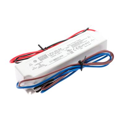 Alimentation LED 24V, 35W, Mean Well, IP67