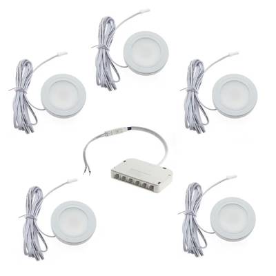 Luminaire de meuble, LUMO 5x3W, dimmable, IP44
