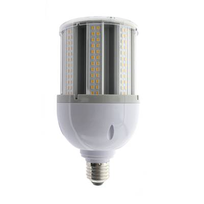 Lampe à maïs LED, lampe cylindrique, douille blanche, LED verticales jaunes pour un éclairage lumineux.