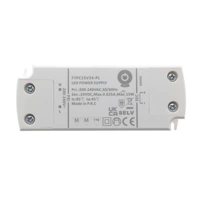 Driver LED blanc rectangulaire, spécifications et marques de certification, composant d'éclairage pour luminaires