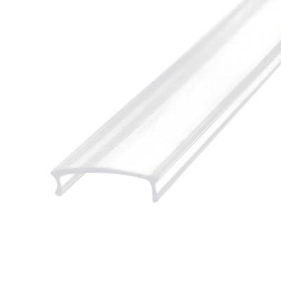Couvercle de protection transparent pour profilé d'aluminium