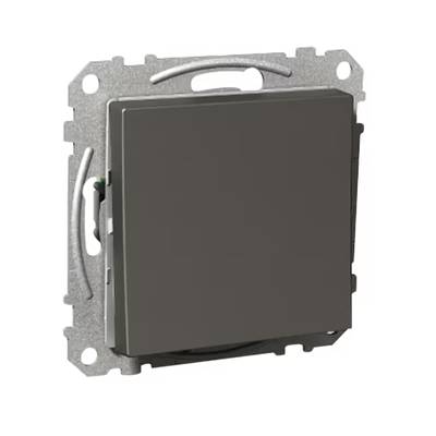 Interrupteur Schneider Exxact 6/1, monobloc, raccord rapide, anthracite