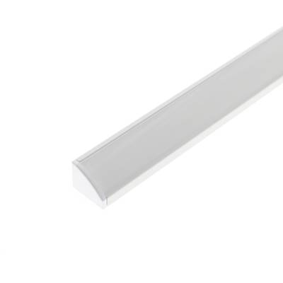 Profilé en aluminium pour bande LED, 2000×17×13 mm, angle de 30° ou 60°