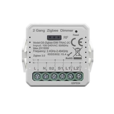 Unités de commande pour luminaires LED, forme rectangulaire, dimensions 44 x 39 x 23 mm et 39 x 39 x 18 mm, connecteurs sur la face inférieure