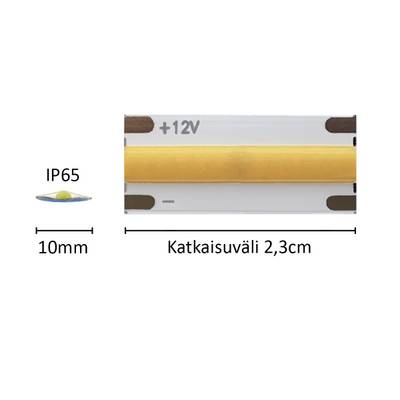 Bande LED sur mesure SOLO, 4000 K, 12 V, 14,4 W/m, IP65, CRI 95 Bande LED sur mesure SOLO, 4000 K, 12 V, 14,4 W/m, IP65, CRI 95