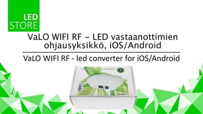 Contrôle d'éclairage LED WiFi RF pour Android/iOS - VaLO Unboxing LedStore.fi