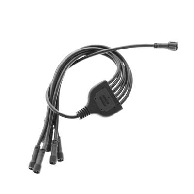 cCT à 6 diviseurs pour spots et panneaux LED, noir
