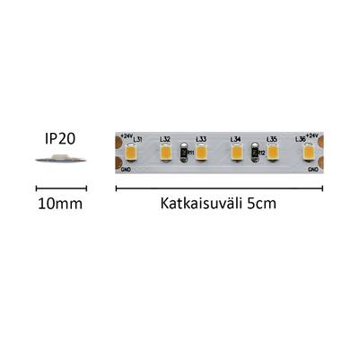Bande LED pour installation moyenne HELMI, 4000K, 24V, 14,4W/m, IP20, CRI94