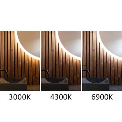LUMIÈRE LED MOON ø800 2.0, température de couleur réglable, dimmable, 14W, CRI97, IP55