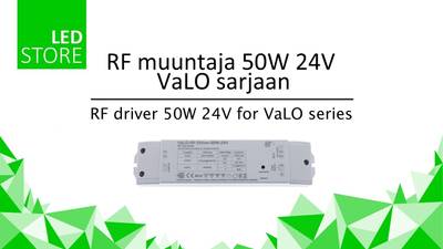 Transformateur LED 24V, 50W, RF dimmable pour lampes LED monochromes et CCT