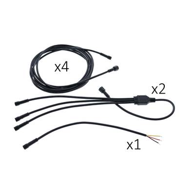 Câbles de connexion et contrôle sans fil 4pcs 9W CCT led SPOTILLE Câbles de connexion et contrôle sans fil 4pcs 9W CCT led SPOTILLE