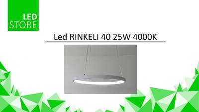 Luminaire suspendu à LED - RINKELI 40 CCT, 25W, dimmable, 3000-4000-5500K Luminaire suspendu à LED - RINKELI 40 CCT, 25W, dimmable, 3000-4000-5500K