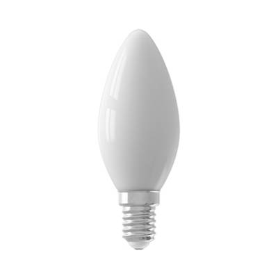 Ampoule LED E14, 12V, bougie, opale, 4W, 3000K