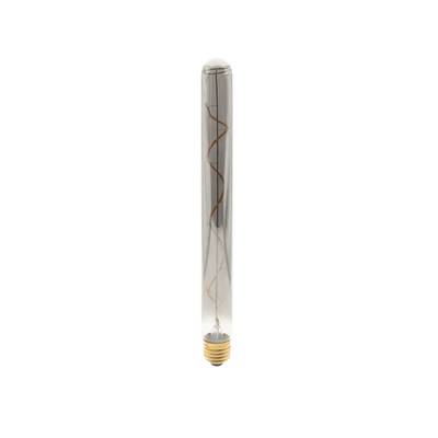 Ampoule LED E27 PIPE, couleur fumée, 6W, 1800K