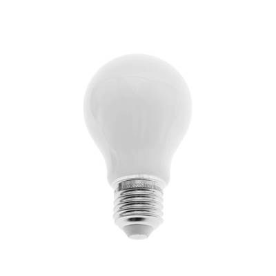 Lampe LED tubulaire standard de couleur blanche avec un socle blanc pour des solutions d'éclairage économes en énergie.