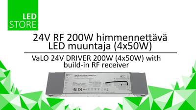 Transformateur LED 24V, 200W, RF dimmable pour lampes à LED monochromes et CCT/RGB/RGB+W