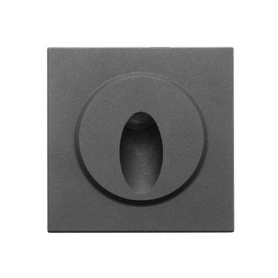 LED FUNK IN-WALL, encastrée, 3W, 3500K, CRI92, IP66, noir mat