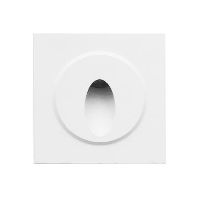 LED FUNK IN-WALL, encastrée, 3W, 3500K, CRI92, IP66, blanc mat