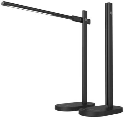 Lampes de table noires modernes avec bras réglable et style minimaliste pour des solutions d'éclairage LED modernes.