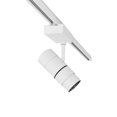 LUMIÈRE LED ZOOM, 3000K, 50W, CRI90, IP20, blanc mat