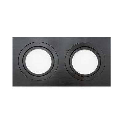 Downlight LED SQ233B directionnel, température de couleur réglable, dimmable, 18W, CRI91, IP54, noir mat