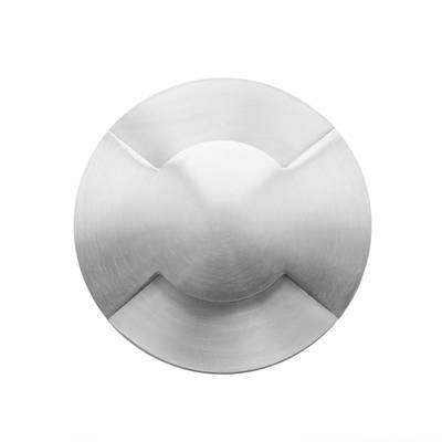 Pot de terrasse rond en acier inoxydable moderne de LED Lighting, un design minimaliste et élégant pour les espaces contemporains.