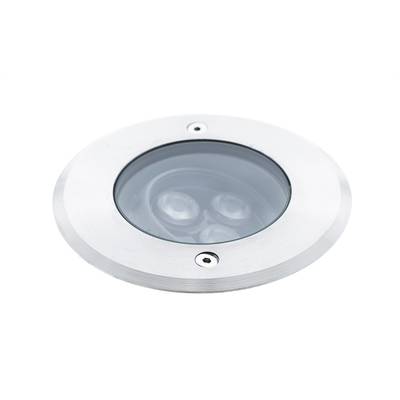 LED MAAVALO, directionnelle, encastrée, 3000K, 9W, CRI90, IP67, aluminium brossé