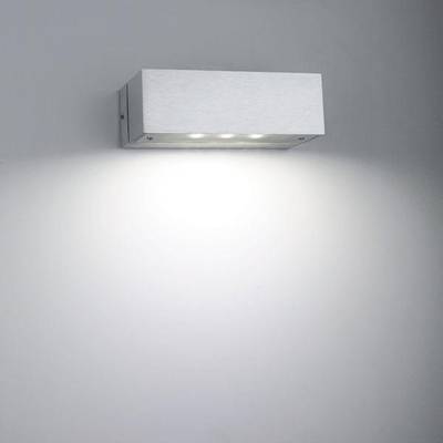 Applique LED ANGULAIRE, 3000K, 3x1W, CRI80, IP44, aluminium brossé
