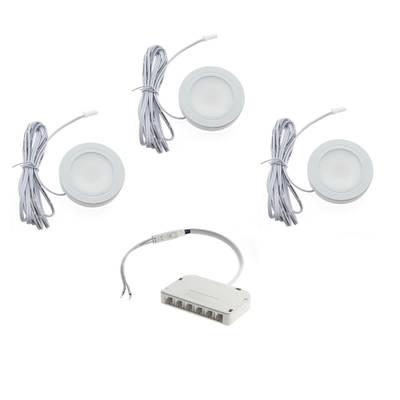 LUMO set d'éclairage pour meubles avec trois spots.