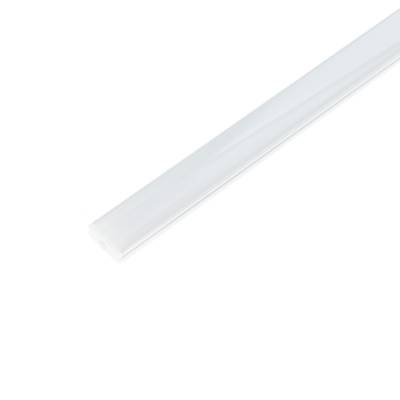 Profil aluminium pour bande LED 8x17x2000mm basse, montage en surface, blanc