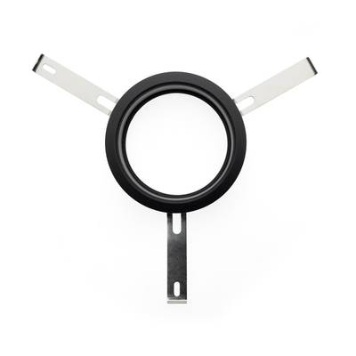 Série MIX cadre rond encastré, noir Série MIX cadre rond encastré, noir