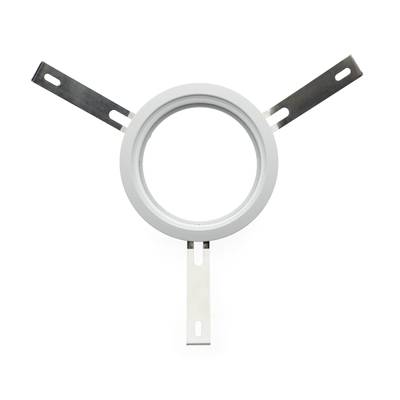 Série MIX cadre rond encastré, blanc