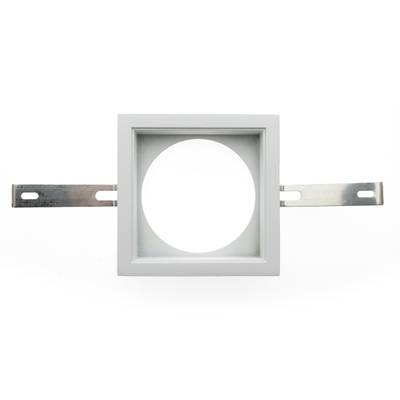 Série MIX cadre carré encastré, blanc