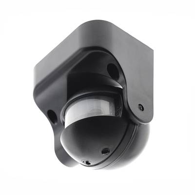 Détecteur de mouvement et de crépuscule pour montage mural ou au plafond, directionnel, noir, IP44 Détecteur de mouvement et de crépuscule pour montage mural ou au plafond, directionnel, noir, IP44